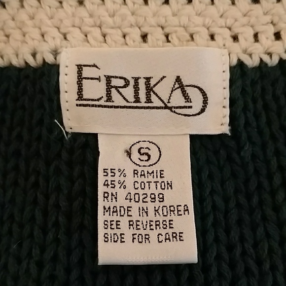 Vintage Rose Embellished Knit Sweater Vest S - Picture 7 of 8